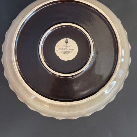 Home Studio Woodland Moose Pie Plate 10.5" Diameter, Perfect for Holiday… - Picture 7 of 7